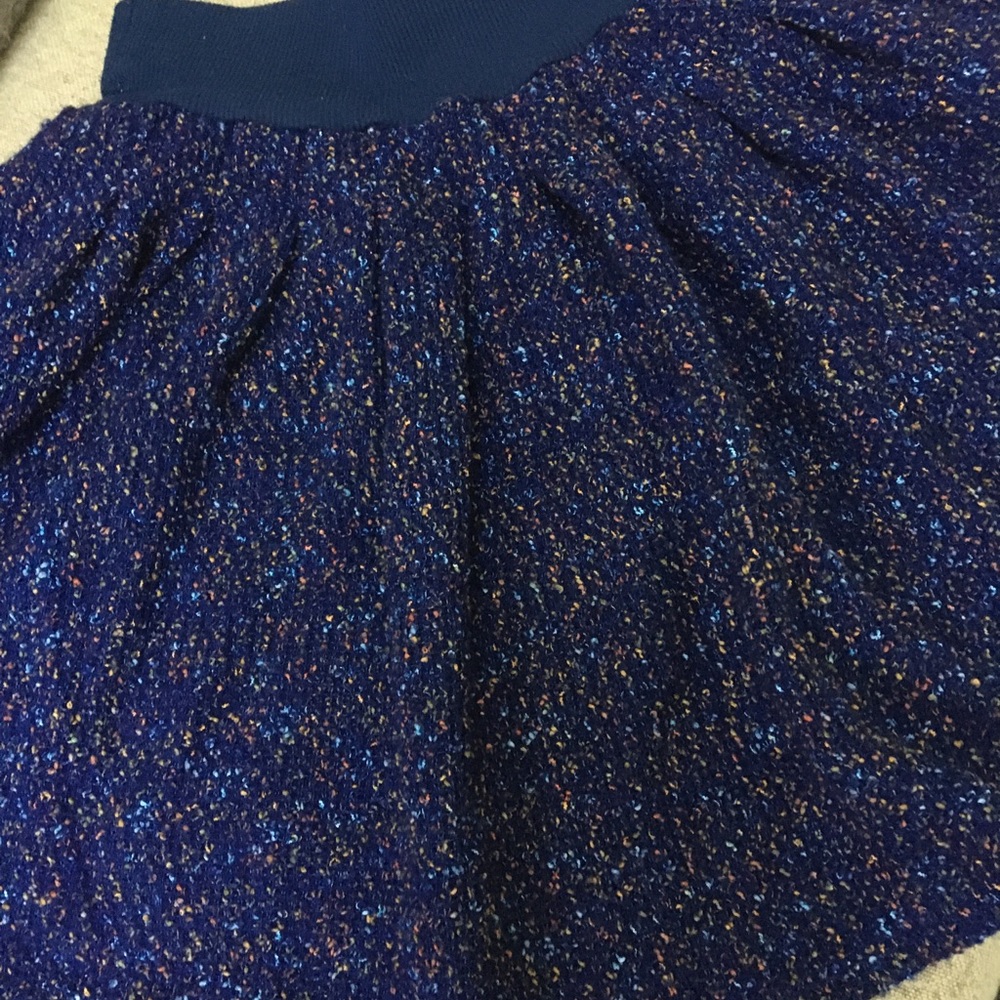 Winter Mini Blue Skirt from Japan